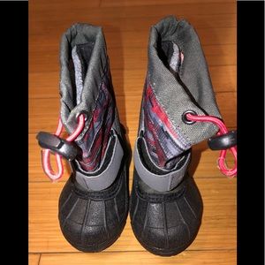COLUMBIA WATERPROOF SNOW BOOTS TODDLER SIZE 5